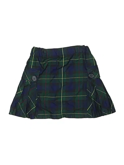 Pre-owned Lands' End Kids'  Skirt In Green