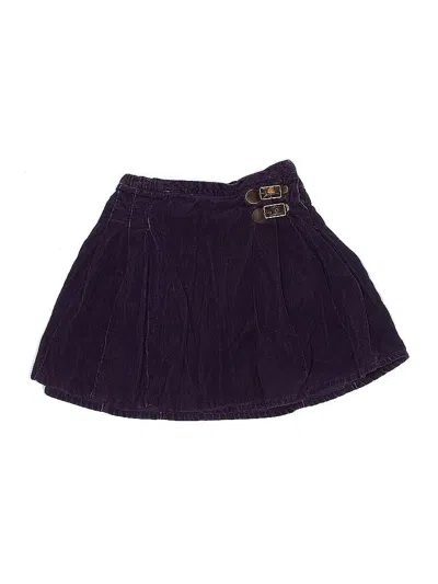 Pre-owned Lands' End Kids'  Skirt In Purple