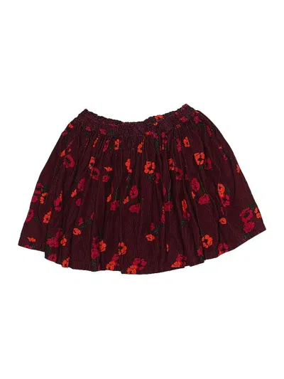 Pre-owned Lands' End Kids'  Skirt In Red