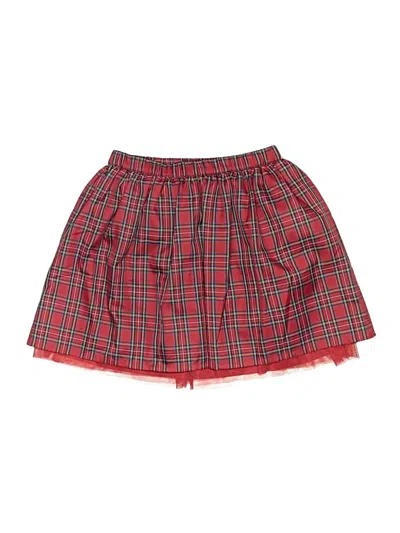 Pre-owned Lands' End Kids'  Skirt In Red