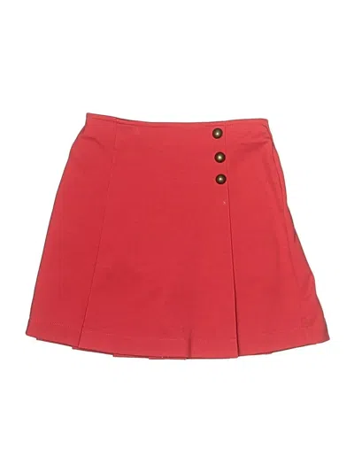Pre-owned Lands' End Kids'  Skirt In Red