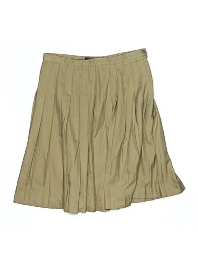 Pre-owned Lands' End Kids'  Skirt In Tan