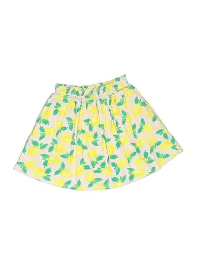 Pre-owned Lands' End Kids'  Skirt In Yellow