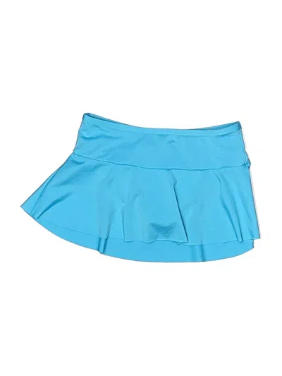 Pre-owned Lands' End Kids'  Skort In Blue