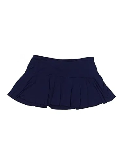 Pre-owned Lands' End Skort In Blue