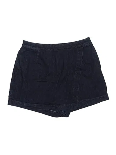 Pre-owned Lands' End Skort In Blue