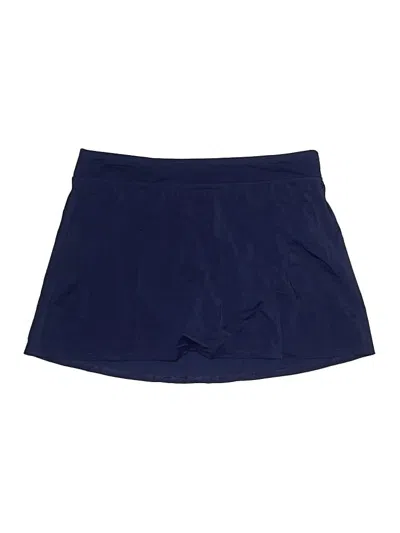 Pre-owned Lands' End Skort In Blue