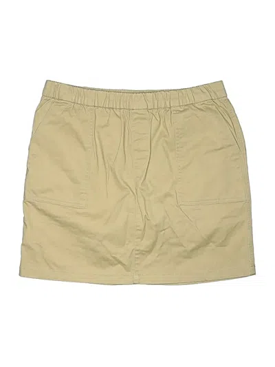 Pre-owned Lands' End Skort In Brown