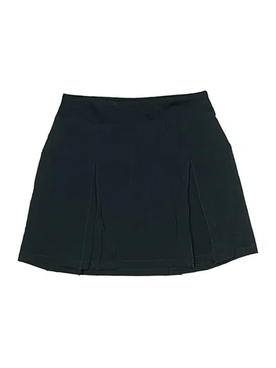 Pre-owned Lands' End Skort In Green
