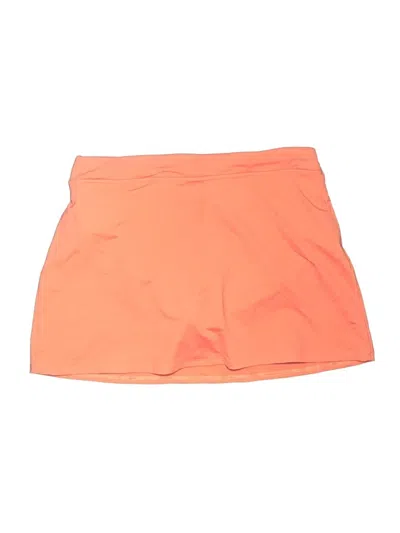 Pre-owned Lands' End Skort In Orange