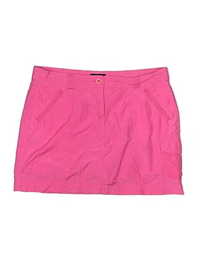 Pre-owned Lands' End Skort In Pink