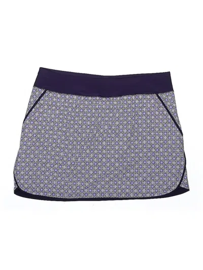 Pre-owned Lands' End Skort In Purple
