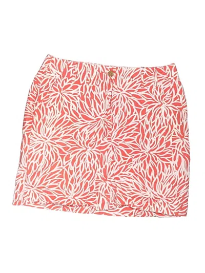 Pre-owned Lands' End Skort In Red