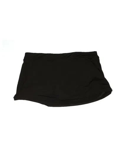 Pre-owned Lands' End Skort In Silver