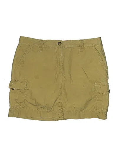 Pre-owned Lands' End Skort In Tan
