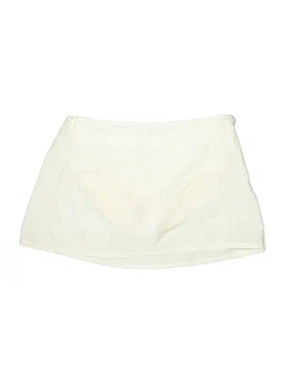 Pre-owned Lands' End Skort In White