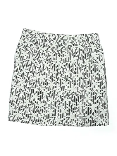 Pre-owned Lands' End Skort In White