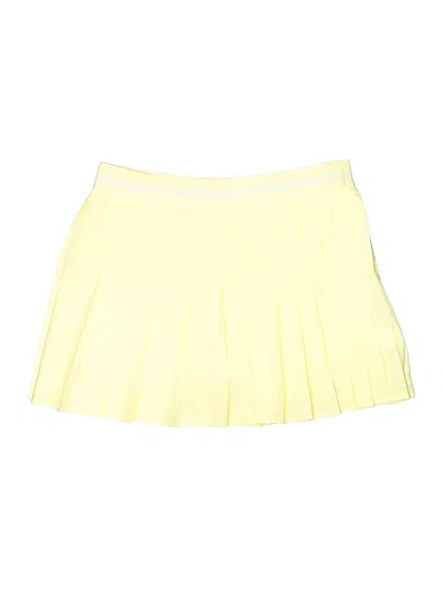 Pre-owned Lands' End Skort In Yellow