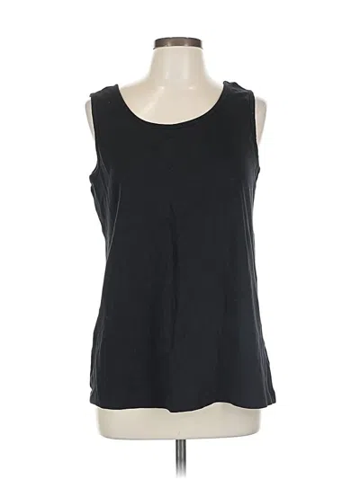Pre-owned Lands' End Sleeveless T-shirt In Black