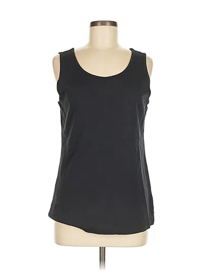 Pre-owned Lands' End Sleeveless T-shirt In Black