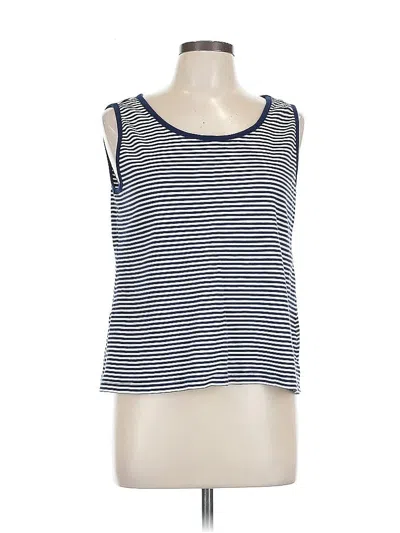 Pre-owned Lands' End Sleeveless T-shirt In Blue