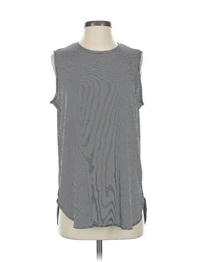 Pre-owned Lands' End Sleeveless T-shirt In Gray