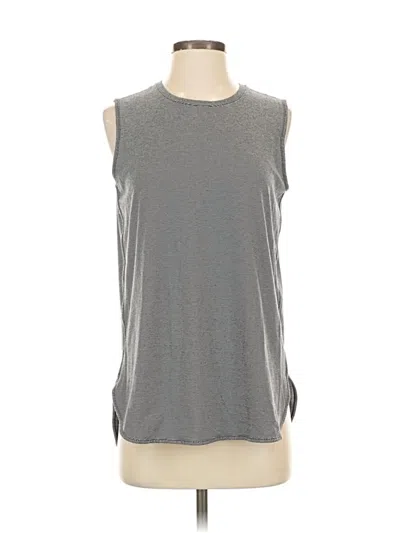 Pre-owned Lands' End Sleeveless T-shirt In Gray