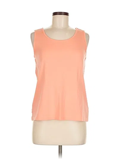 Pre-owned Lands' End Sleeveless T-shirt In Orange