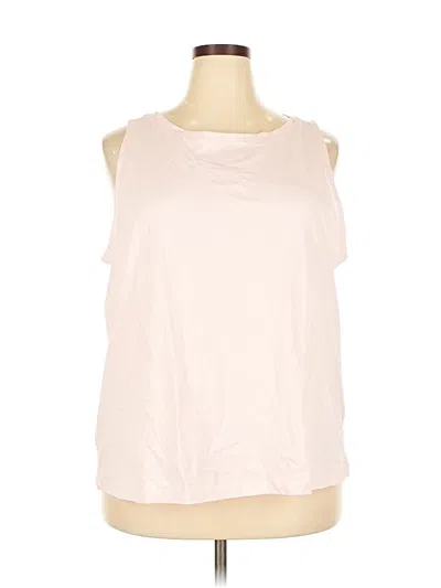 Pre-owned Lands' End Sleeveless T-shirt In Pink