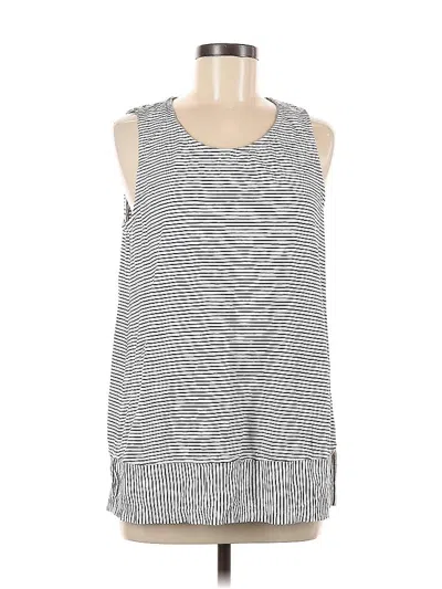 Pre-owned Lands' End Sleeveless T-shirt In Silver