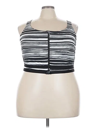 Pre-owned Lands' End Sleeveless Top Black Square Neckline Tops