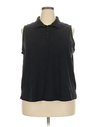 Pre-owned Lands' End Sleeveless T-shirt In Black