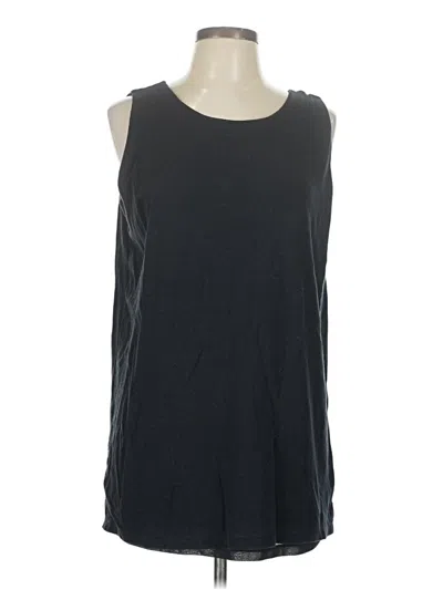 Pre-owned Lands' End Sleeveless T-shirt In Black