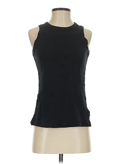 Pre-owned Lands' End Sleeveless T-shirt In Black
