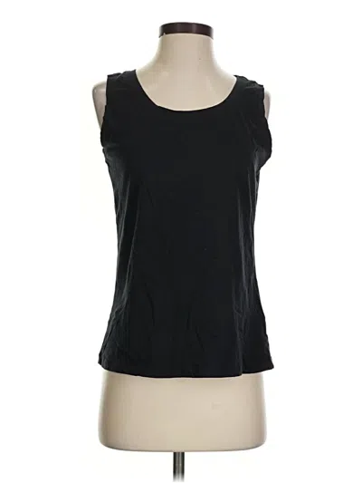 Pre-owned Lands' End Sleeveless T-shirt In Black