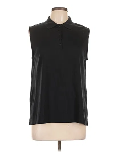 Pre-owned Lands' End Sleeveless T-shirt In Black