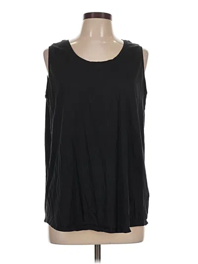 Pre-owned Lands' End Sleeveless T-shirt In Black