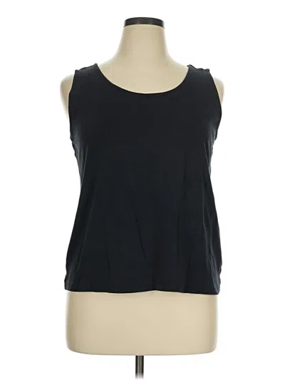 Pre-owned Lands' End Sleeveless T-shirt In Black