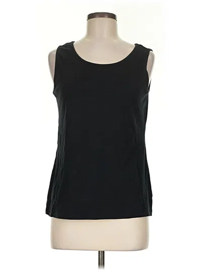 Pre-owned Lands' End Sleeveless T-shirt In Black