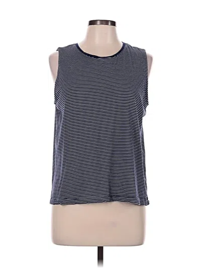 Pre-owned Lands' End Sleeveless T-shirt In Blue
