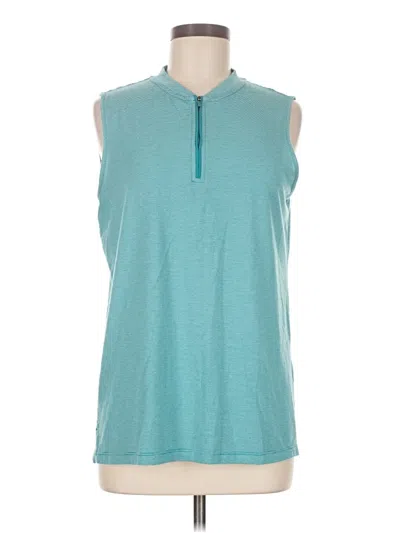 Pre-owned Lands' End Sleeveless T-shirt In Blue