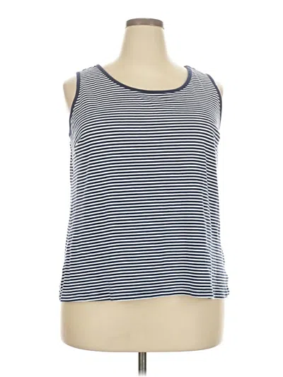 Pre-owned Lands' End Sleeveless T-shirt In Blue