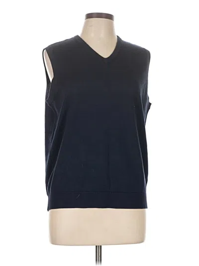 Pre-owned Lands' End Sleeveless T-shirt In Blue