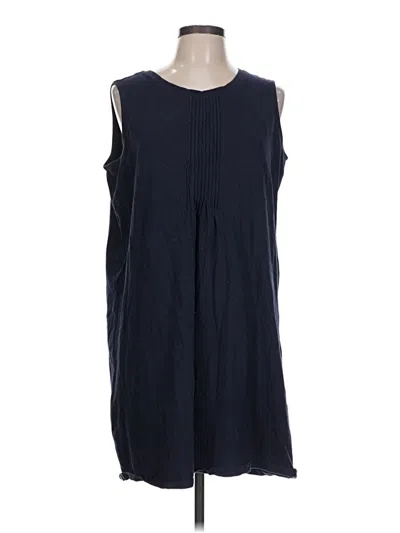 Pre-owned Lands' End Sleeveless T-shirt In Blue