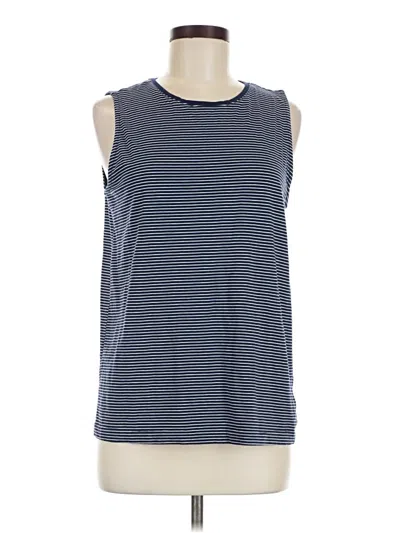 Pre-owned Lands' End Sleeveless T-shirt In Blue