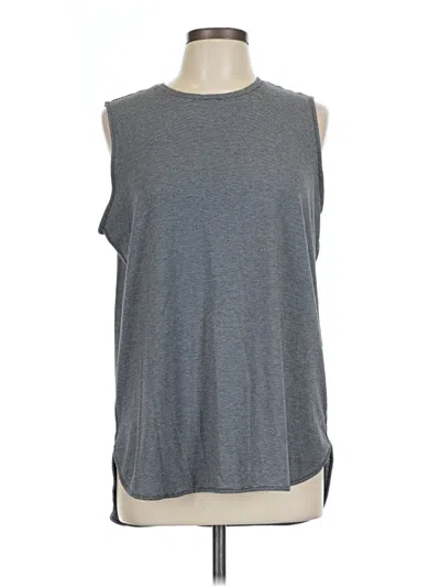Pre-owned Lands' End Sleeveless T-shirt In Gray