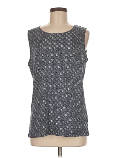 Pre-owned Lands' End Sleeveless T-shirt In Gray