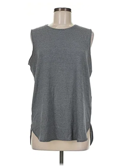 Pre-owned Lands' End Sleeveless T-shirt In Gray