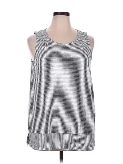 Pre-owned Lands' End Sleeveless T-shirt In Gray
