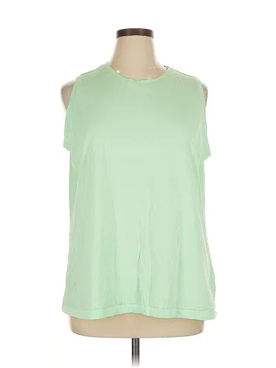 Pre-owned Lands' End Sleeveless T-shirt In Green